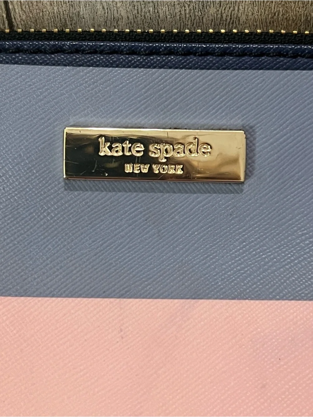 kate spade Colorblock Pastel Dome Crossbody in Light Blue, Pink, Cream & Navy